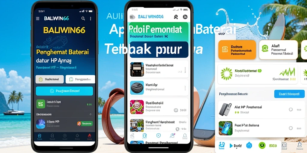Antarmuka BALIWIN66 yang intuitif dan menarik untuk Penghemat Baterai.
