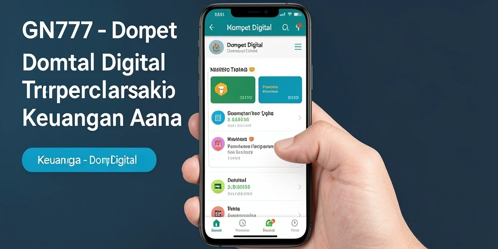 Tampilan antarmuka GN777 yang modern dan user-friendly untuk transaksi keuangan.